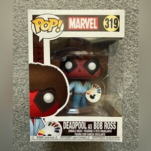 Deadpool Bob Ross Funko Pop